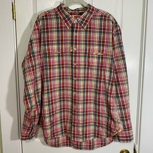 ROBERT GRAHAM Multi Color Plaid, Size XXL